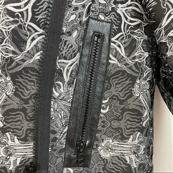 Helmut Lang Leather Trimmed Jacket - Picture 4 of 4